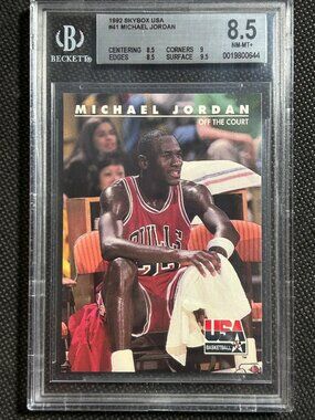 1992 Skybox USA Basketball Olympic Team Michael Jordan #41 BGS 8.5 Chicago Bulls